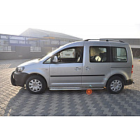 Stainless steel footboard, side step HECTOR for VOLKSWAGEN CADDY (2004-2010) _ car / accessories